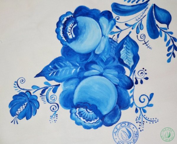 Искусство Гжели. Гжельские мотивы.