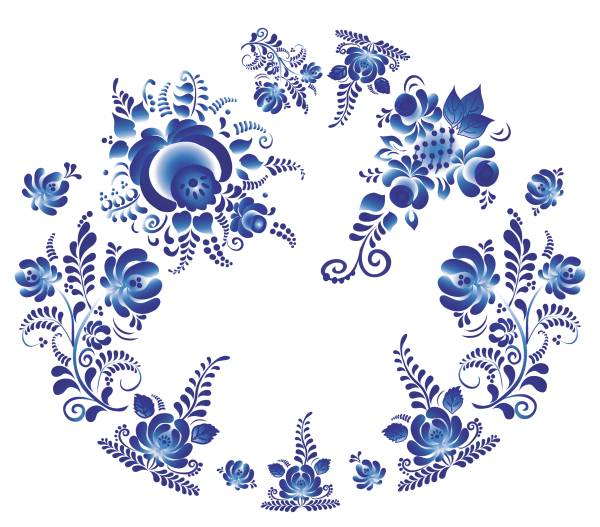 Сюжеты гжельской росписи