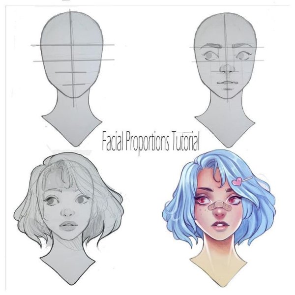 Туториал по рисованию головы