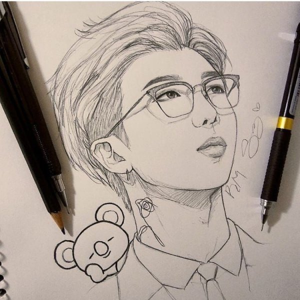 Скетчи БТС Намджун