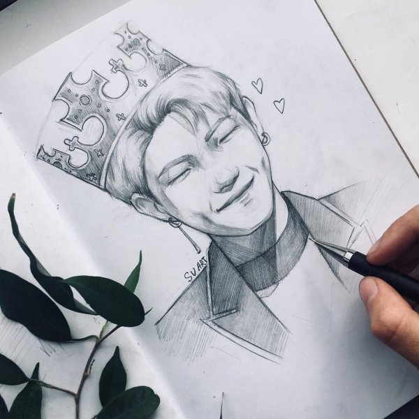 Скетчи БТС Намджун