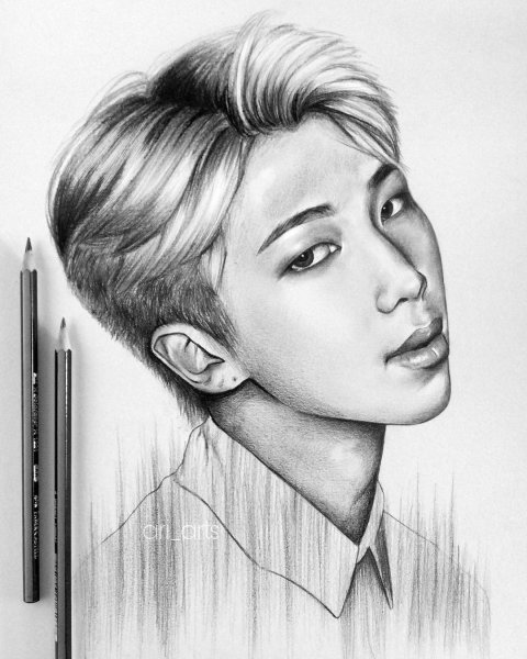 Ким Намджун раскраска