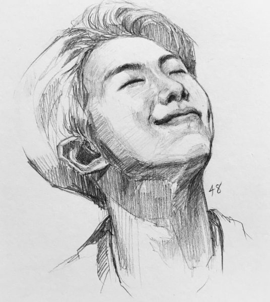 БТС Намджун для срисовки