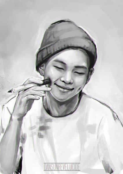 Рэп монстр БТС рисунок