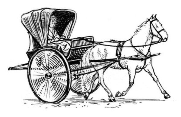 Ван Гог телега запряженная