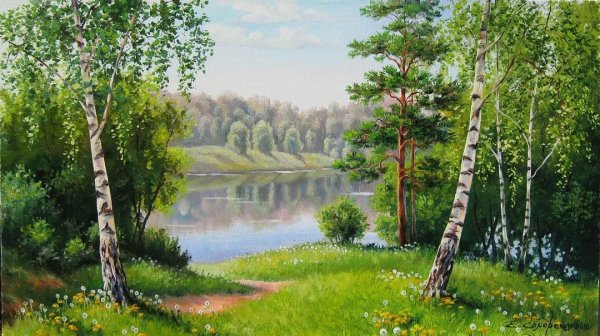 Художник Вячеслав палачев картины лето