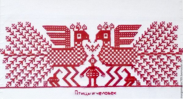 Традиционная вышивка Орловский спис