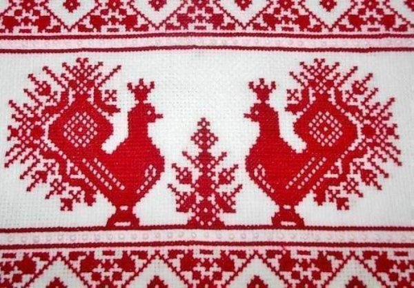 Птицы в русской народной вышивке