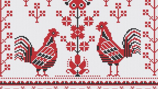 Народная вышивка Батаршина