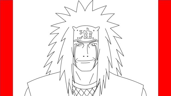 Джирайя раскраска