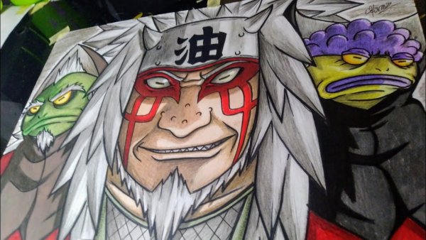 Наруто Джирайя режим отшельника