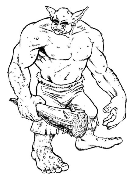 Цветан из троллей раскраска