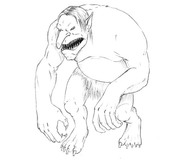 Гоблин гравюра