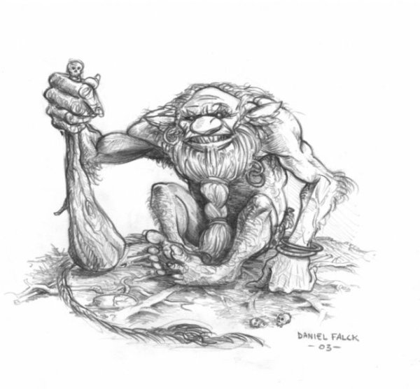 Раскраска Тролли Цветан