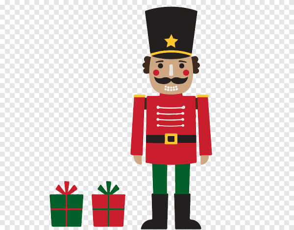 Щелкунчик на прозрачном фоне