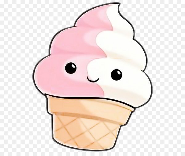 Кавайная еда мороженое