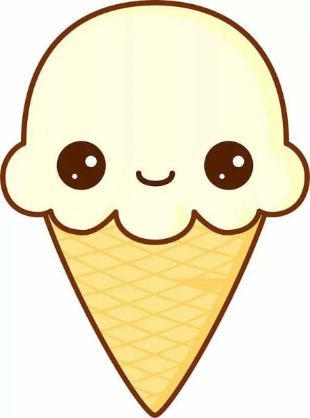 Мороженое стилизованное