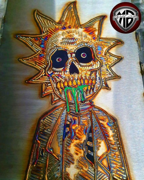 Рисование аргоном