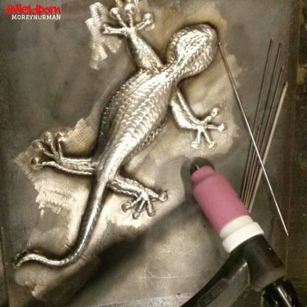 Сварочный шов искусство