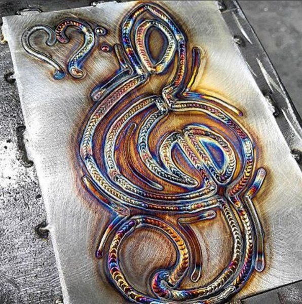 Тиг сварка шов