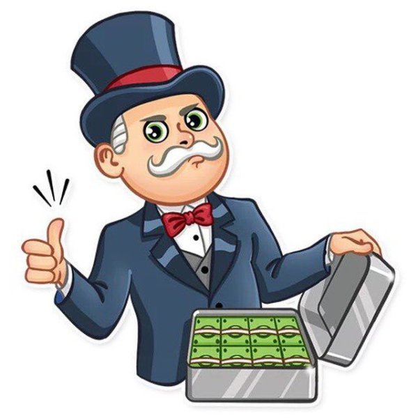 Банкир мультяшный