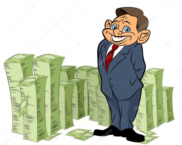 Нарисовать банкира