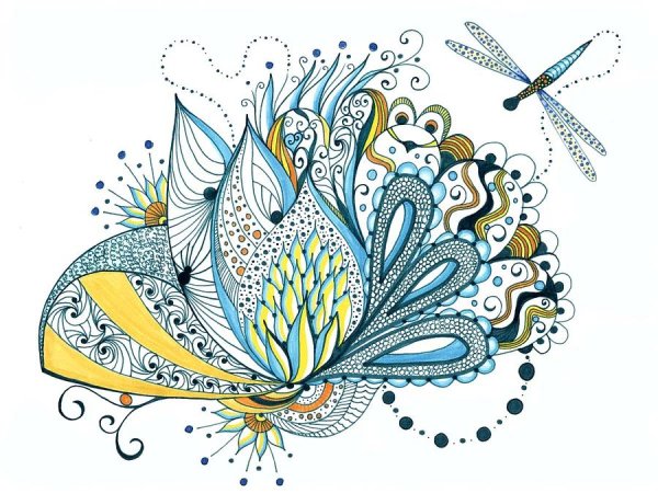 Зендудл орнамент