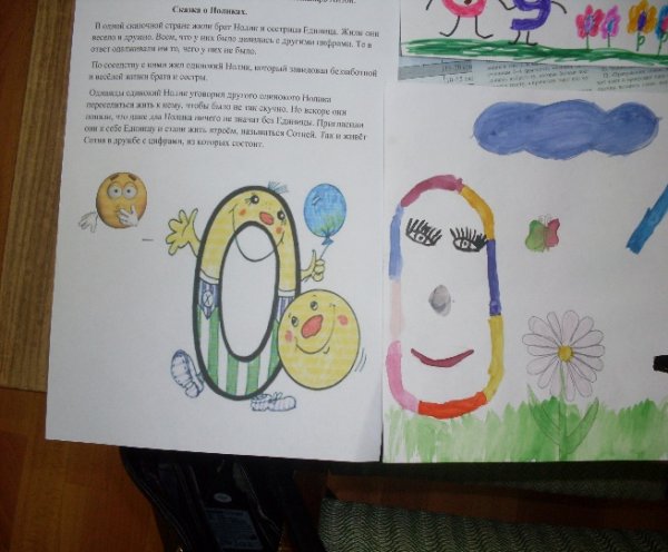 Математическая сказка про ноль и единицу