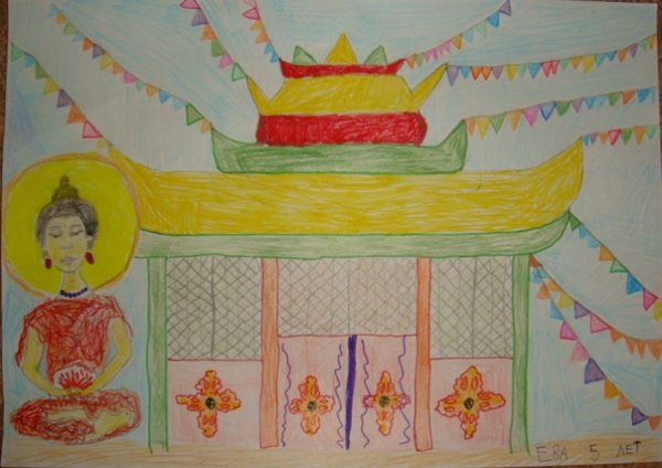 Рисование дацана