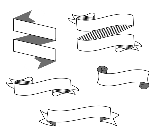 Нарисовать ленточку