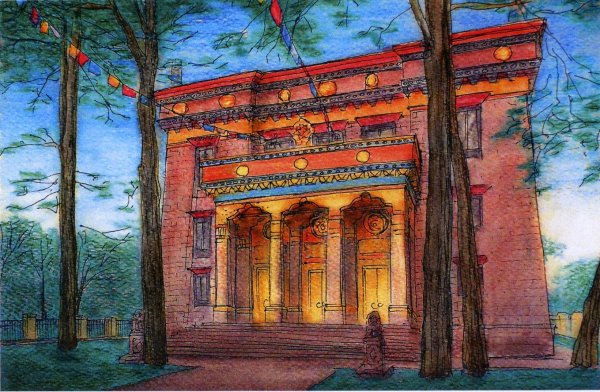 Буддийский храм в Санкт-Петербурге