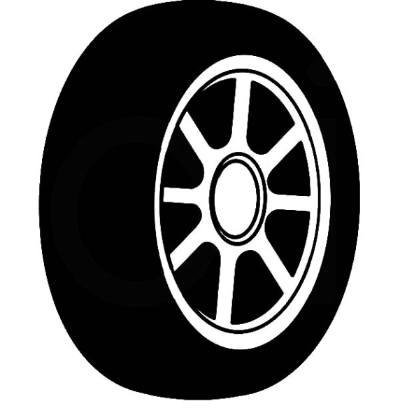 Колесо нарисованное