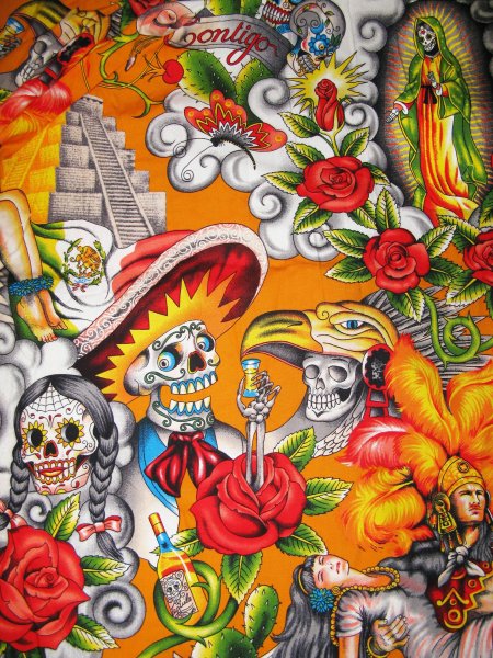 Мексиканский череп Калавера