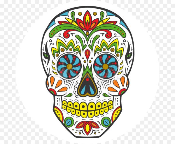 Мексиканский череп в Сомбреро