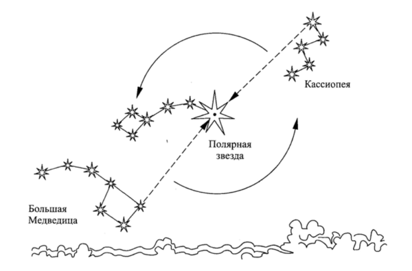 Большая и малая Медведица Созвездие раскраска
