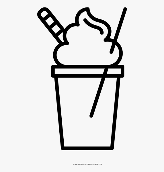 Молочный коктейль рисунок