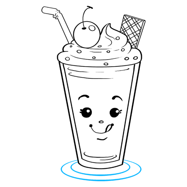 Молочный коктейль клипарт