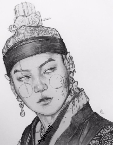 Юнги из БТС арт дэчита