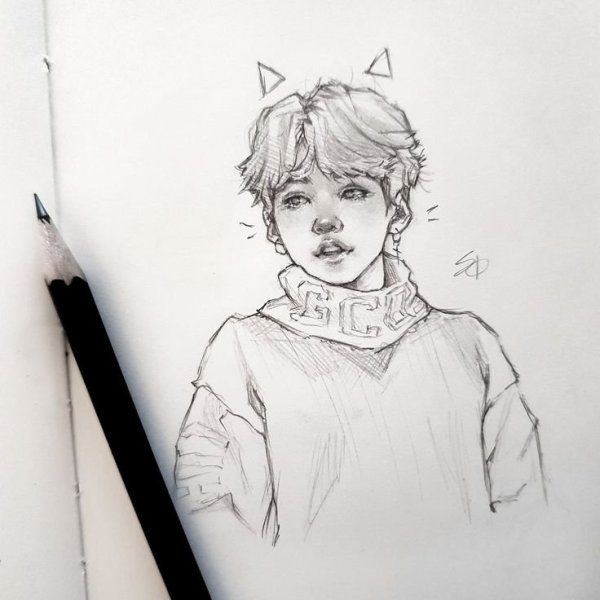 Скетчи БТС Намджун