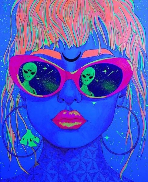 Хиппи живопись 2020