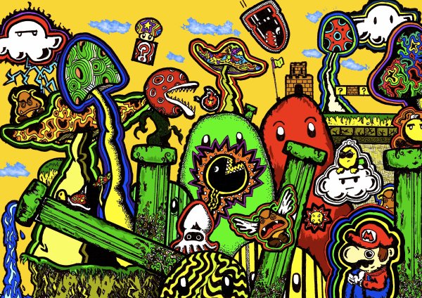 Кислотные узоры