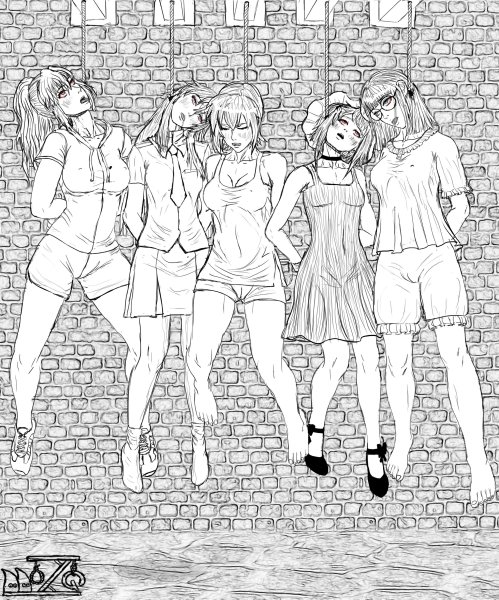 Девушки рабыни рисунки