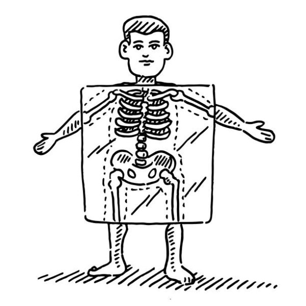 Рентген раскраска
