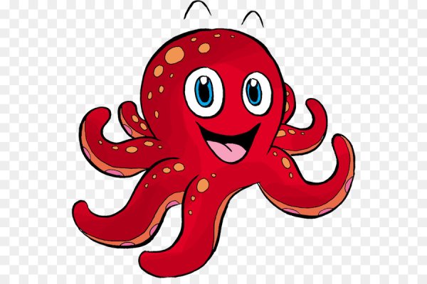 Осьминог мультяшный