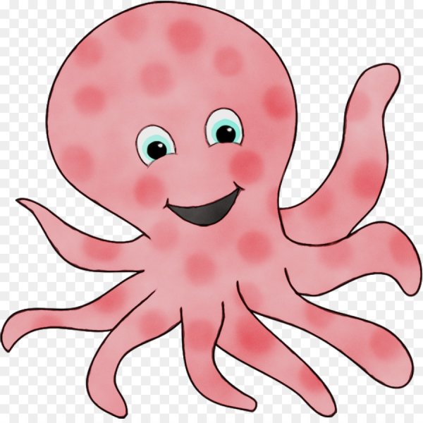 Осьминог картинка для детей