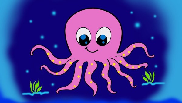 Осьминог для детей