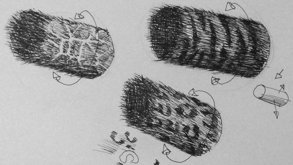 Нарисовать шерсть