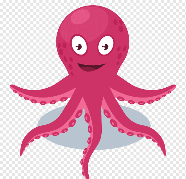 Розовая Осьминожка