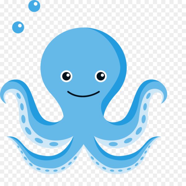 Осьминог мультяшный