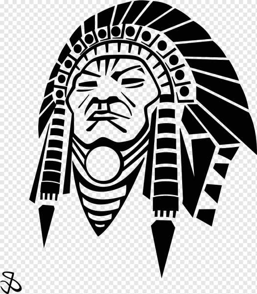 Вождь индейцев вектор